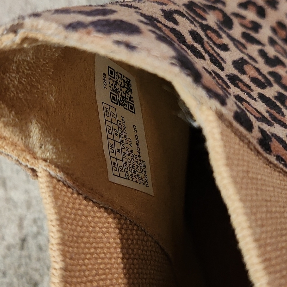Tom's Cheetah Printed Wedges - Picture 3 of 4
